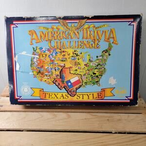 VINTAGE The Great American Trivia Challenge Texas Style (1985)